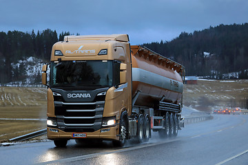 Image showing Next Gen Scania Bulk Tank Truck on Road