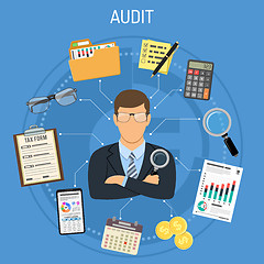 Image showing Auditing, Tax process, Accounting Concept