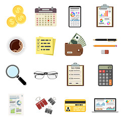 Image showing Set Auditing, Tax Process, Accounting Icons