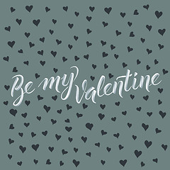 Image showing Vector illustration card on valentine day