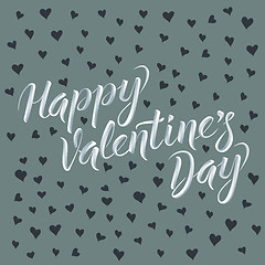 Image showing Vector illustration card on valentine day