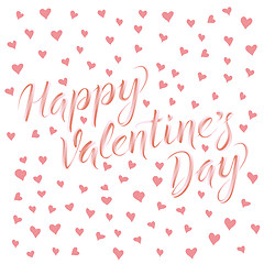 Image showing Vector illustration card on valentine day