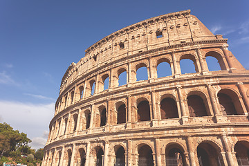 Image showing Colosseum in matte toning