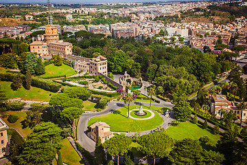 Image showing Vatican gardens