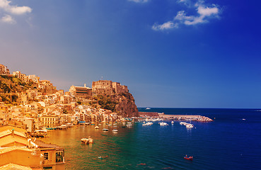 Image showing Scilla castle in Calabria