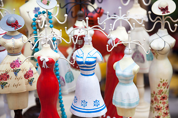 Image showing Colorful mannequins
