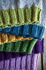 Image showing Multicolored knitted hats