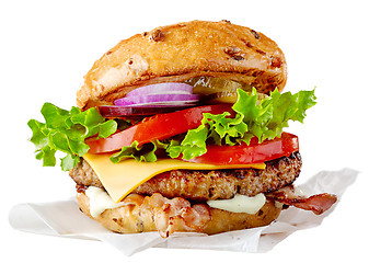 Image showing fresh tasty burger 