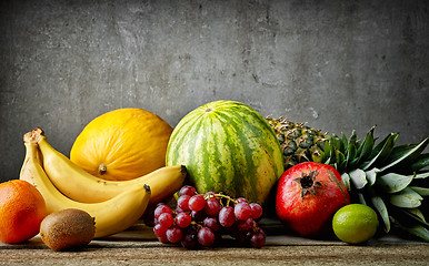 Image showing various fresh fruits