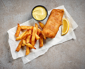 Image showing Fish and Chips