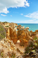 Image showing Rocky coast of Atlantic Ocean, Portugal