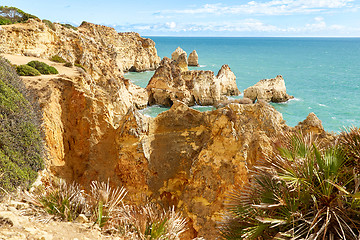 Image showing Rocky coast of Atlantic Ocean, Portugal