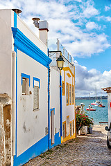 Image showing Beautiful narrow street of Alvor, Portugal