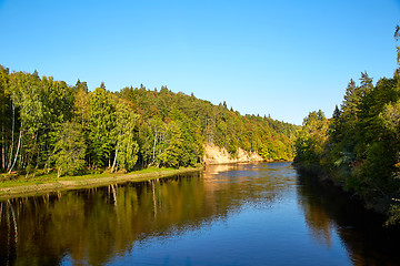 Image showing River Gauja, Latvia