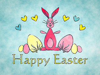 Image showing Happy Easter Bunny