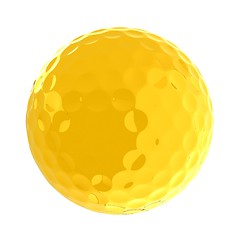 Image showing Golf ball. 3D rendering