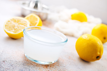 Image showing lemon juice