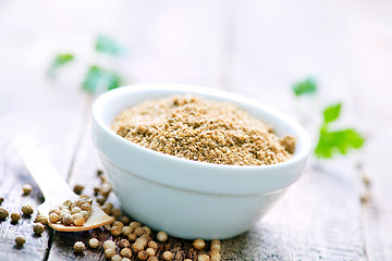 Image showing coriander