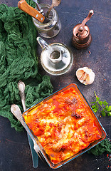 Image showing lasagna