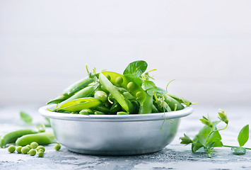 Image showing green peas