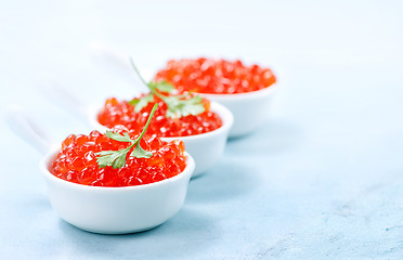 Image showing salmon caviar