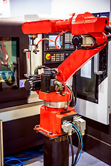 Image showing Robotic Arm modern industrial technology.