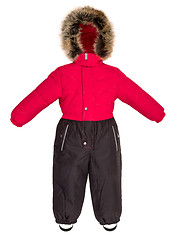 Image showing Childrens snowsuit fall