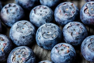 Image showing Blueberries background