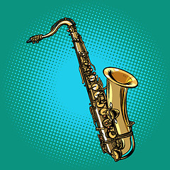 Image showing saxophone musical instrument