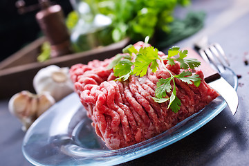 Image showing minced meat