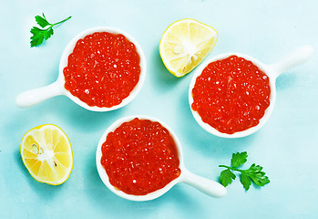 Image showing salmon caviar