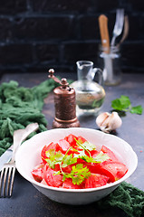 Image showing tomato salad