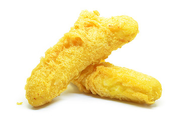 Image showing Fried banana dessert