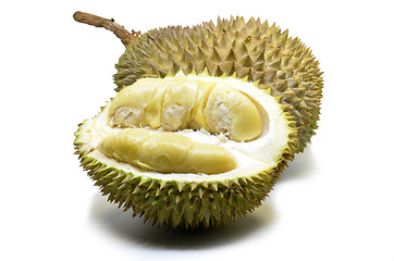 Image showing Durian fruit isolated on white background