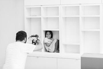 Image showing Photoshooting with kid model