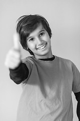 Image showing Portrait of a happy young boy