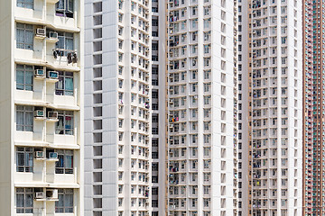 Image showing Urban city building facade