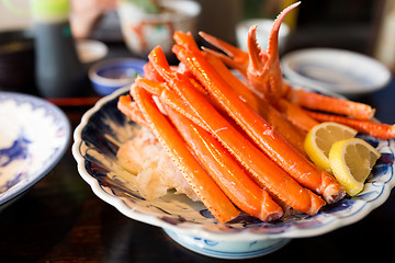 Image showing Snow crabs legs