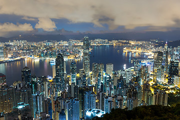 Image showing Hong Kong night