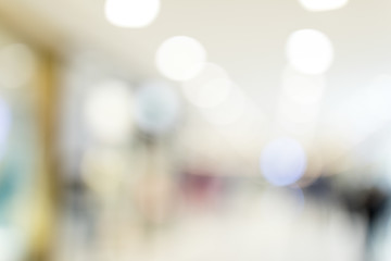 Image showing Blur view of shopping mall