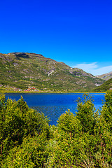 Image showing Beautiful natural landscape on a lovely summer day west in Norwa