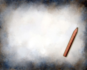 Image showing grunge background with pencil