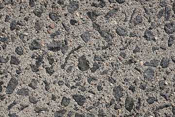 Image showing Exposed aggregate concrete paving background