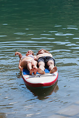 Image showing Rest on the water