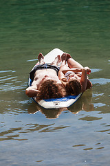 Image showing Rest on the water