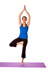 Image showing Woman in Yoga Position