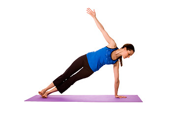 Image showing Woman in Yoga Position