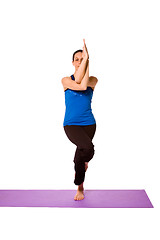 Image showing Woman in Yoga Position