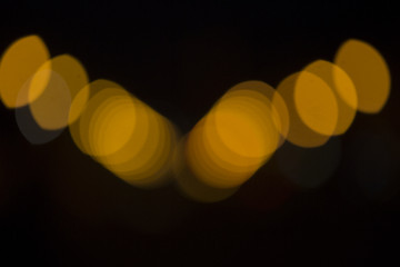 Image showing Colorful bokeh on black background