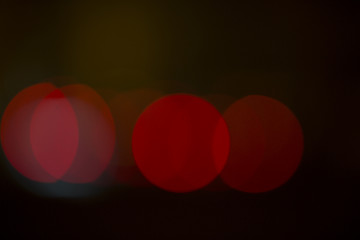 Image showing Colorful bokeh on black background